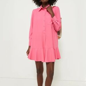 Tuckernuck Pink Ruffled Tiered A-line Dress